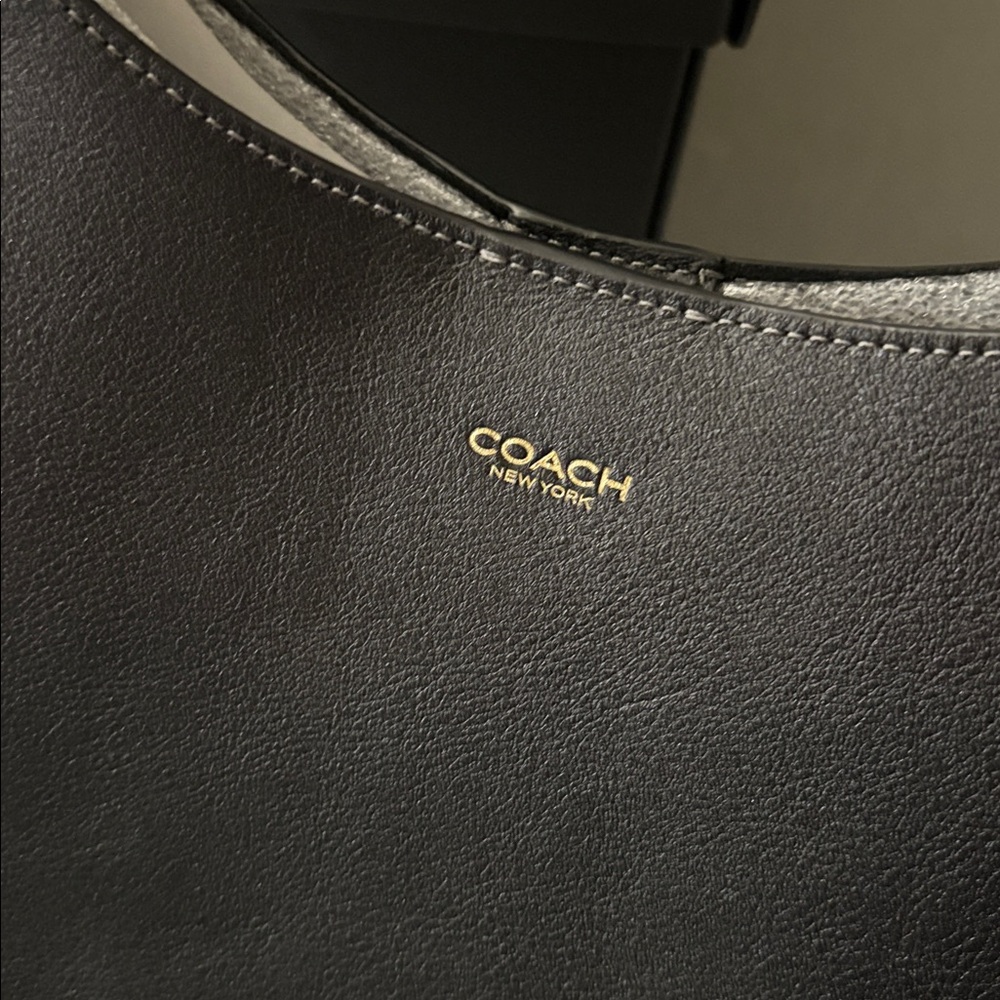 Coach Brooklyn 34 black leather bag - Picture 5 of 8